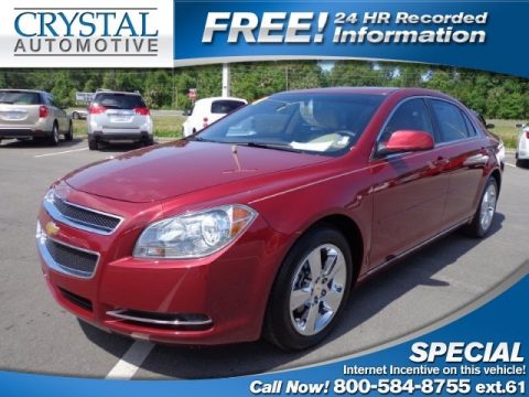 Red Jewel Tintcoat Chevrolet Malibu LT.  Click to enlarge.