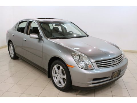 Diamond Graphite Gray Metallic Infiniti G 35 x Sedan.  Click to enlarge.