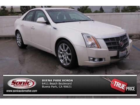 White Diamond Tri-Coat Cadillac CTS Sedan.  Click to enlarge.