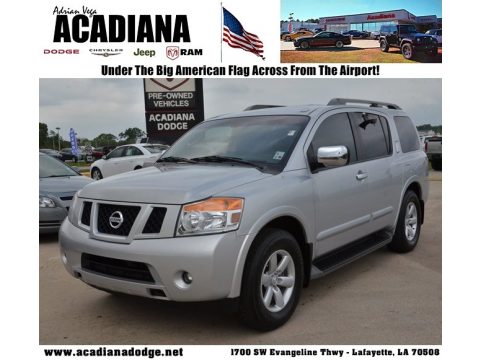 Silver Lightning Metallic Nissan Armada SE.  Click to enlarge.