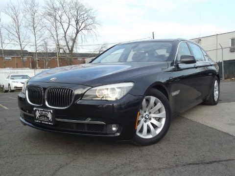 Jet Black BMW 7 Series 750Li xDrive Sedan.  Click to enlarge.
