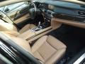  2010 BMW 7 Series Saddle/Black Nappa Leather Interior #9