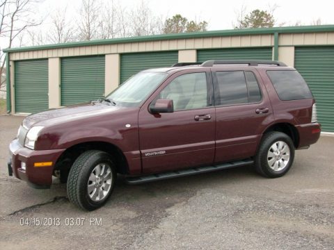 Dark Cherry Metallic Mercury Mountaineer AWD.  Click to enlarge.
