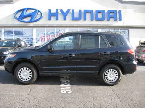 Deepwater Blue Hyundai Santa Fe GLS 4WD.  Click to enlarge.