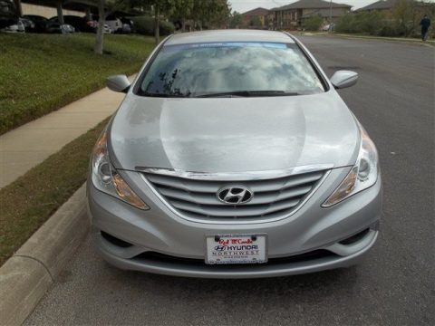 Radiant Silver Hyundai Sonata GLS.  Click to enlarge.