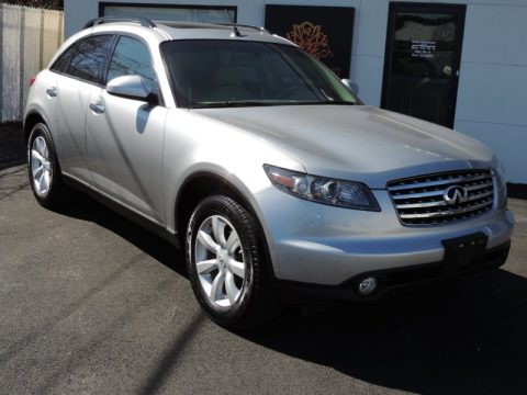 Brilliant Silver Metallic Infiniti FX 35 AWD.  Click to enlarge.