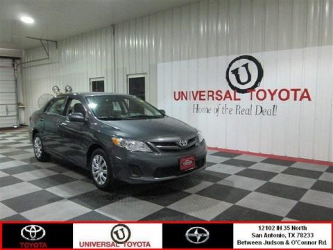 Magnetic Gray Metallic Toyota Corolla LE.  Click to enlarge.