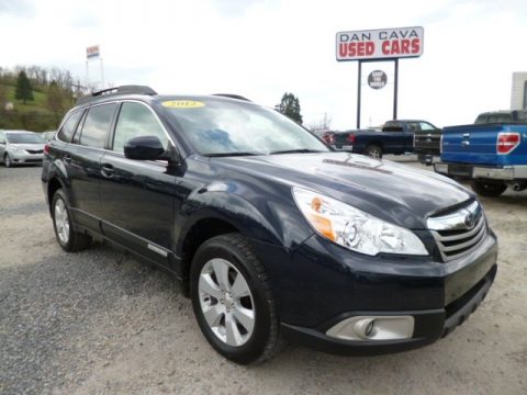 Deep Indigo Pearl Subaru Outback 2.5i Premium.  Click to enlarge.