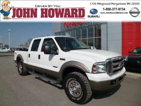 Oxford White Ford F250 Super Duty FX4 Crew Cab 4x4.  Click to enlarge.