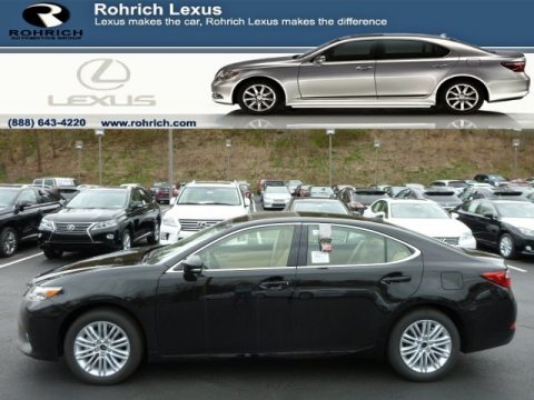 Obsidian Black Lexus ES 350.  Click to enlarge.
