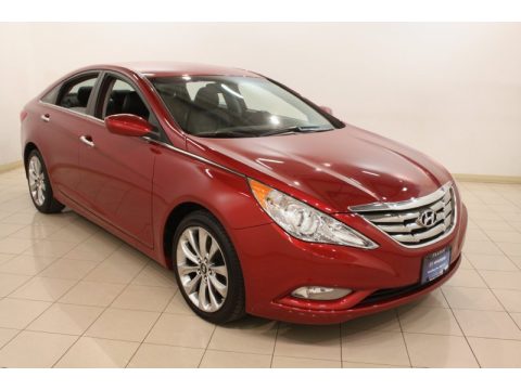 Venetian Red Hyundai Sonata SE.  Click to enlarge.