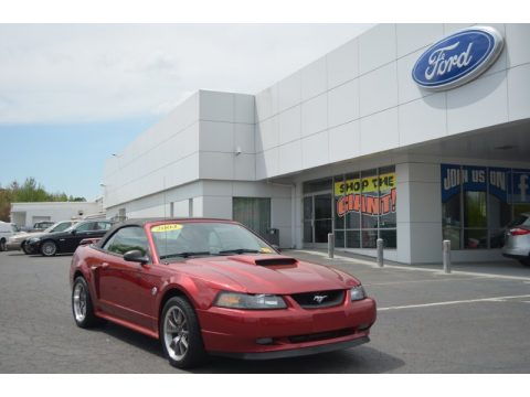 Redfire Metallic Ford Mustang GT Convertible.  Click to enlarge.
