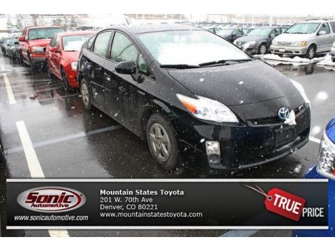 Black Toyota Prius Hybrid II. Click to enlarge. Black Toyota Prius Hybrid II. Click to enlarge.