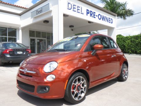 Rame (Copper Orange) Fiat 500 Sport.  Click to enlarge.