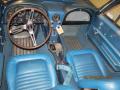  Bright Blue Interior Chevrolet Corvette #9