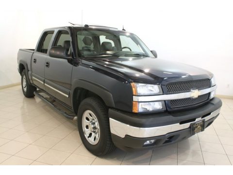 Dark Blue Metallic Chevrolet Silverado 1500 LT Crew Cab 4x4.  Click to enlarge.