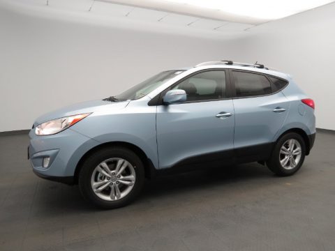 Aurora Blue Hyundai Tucson GLS.  Click to enlarge.
