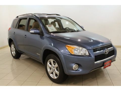 Pacific Blue Metallic Toyota RAV4 Limited 4WD.  Click to enlarge.