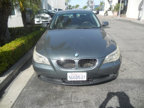 Platinum Grey Metallic BMW 5 Series 528i Sedan.  Click to enlarge.