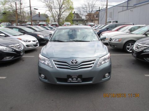 Aloe Green Metallic Toyota Camry XLE.  Click to enlarge.