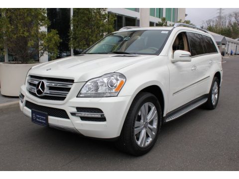 Arctic White Mercedes-Benz GL 450 4Matic.  Click to enlarge.