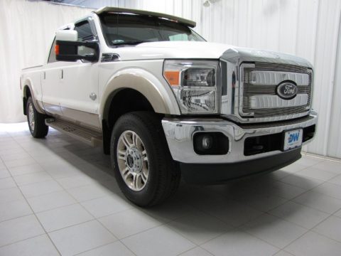 Oxford White Ford F250 Super Duty King Ranch Crew Cab 4x4.  Click to enlarge.