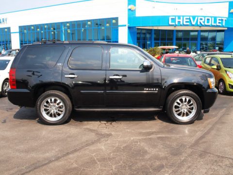 Black Chevrolet Tahoe LTZ 4x4.  Click to enlarge.
