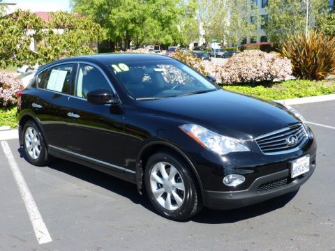 Black Obsidian Infiniti EX 35 Journey AWD.  Click to enlarge.