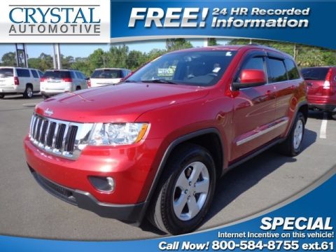 Inferno Red Crystal Pearl Jeep Grand Cherokee Laredo X Package 4x4.  Click to enlarge.