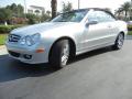 Front 3/4 View of 2009 Mercedes-Benz CLK 350 Cabriolet #2