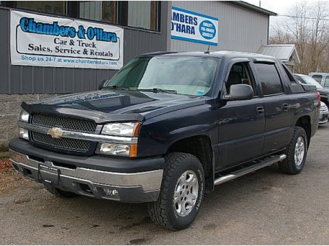 Arrival Blue Metallic Chevrolet Avalanche 1500 Z71 4x4.  Click to enlarge.