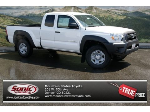 Super White Toyota Tacoma Access Cab 4x4. Click to enlarge. Super White Toyota Tacoma Access Cab 4x4. Click to enlarge.