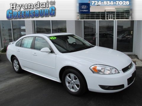 Summit White Chevrolet Impala LT.  Click to enlarge.