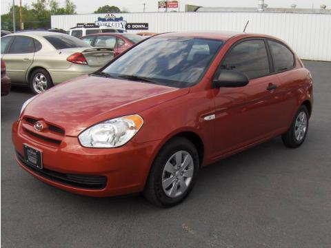 2008 hyundai accent. Tango Red 2008 Hyundai Accent
