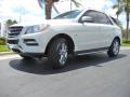 Front 3/4 View of 2012 Mercedes-Benz ML 350 4Matic #2