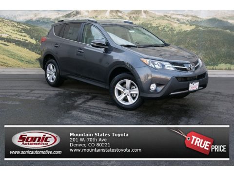 Magnetic Gray Metallic Toyota RAV4 XLE AWD.  Click to enlarge.