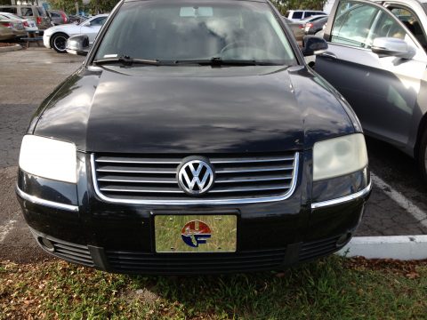Black Volkswagen Passat GLS 4Motion Sedan.  Click to enlarge.