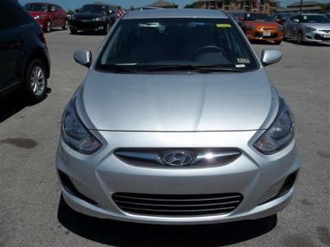 Ironman Silver Hyundai Accent GLS 4 Door.  Click to enlarge.
