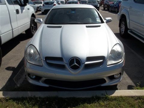 Iridium Silver Metallic Mercedes-Benz SLK 280 Roadster.  Click to enlarge.