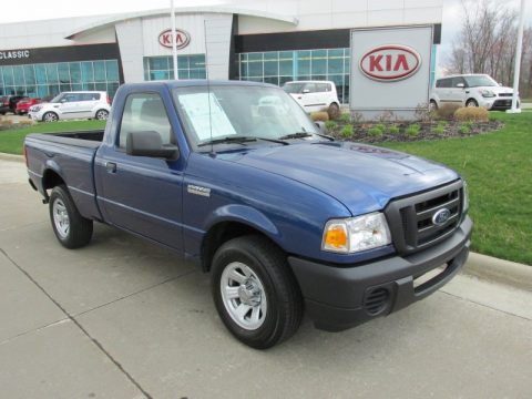 Vista Blue Metallic Ford Ranger XL Regular Cab.  Click to enlarge.