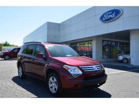 Dark Cranberry Metallic Suzuki XL7 Luxury AWD.  Click to enlarge.