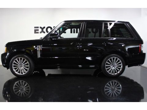 Santorini Black Metallic Land Rover Range Rover Autobiography.  Click to enlarge.