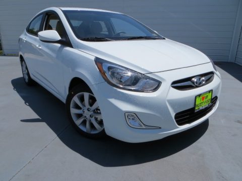 Century White Hyundai Accent GLS 4 Door.  Click to enlarge.