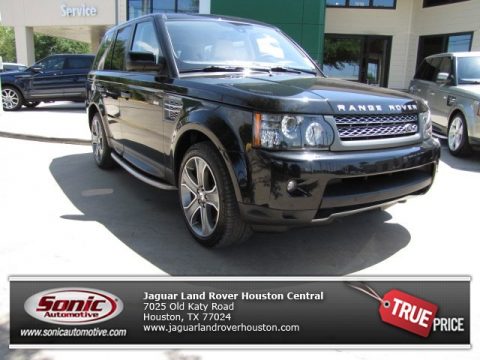 Santorini Black Metallic Land Rover Range Rover Sport Supercharged.  Click to enlarge.