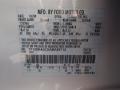 Ford Color Code UG White Platinum Tri-Coat #25 Ford Color Code UG White Platinum Tri-Coat #25