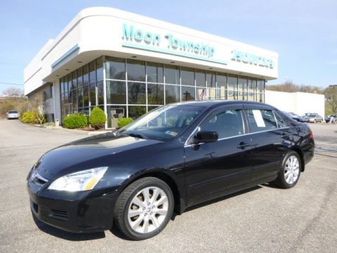 Nighthawk Black Pearl Honda Accord EX-L V6 Sedan.  Click to enlarge.