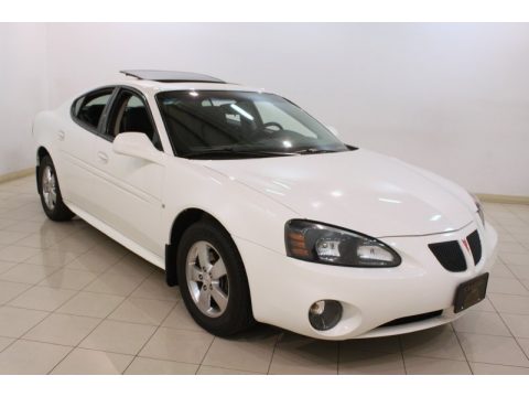 Ivory White Pontiac Grand Prix Sedan.  Click to enlarge.