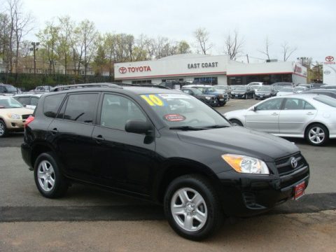Black Toyota RAV4 I4 4WD.  Click to enlarge.