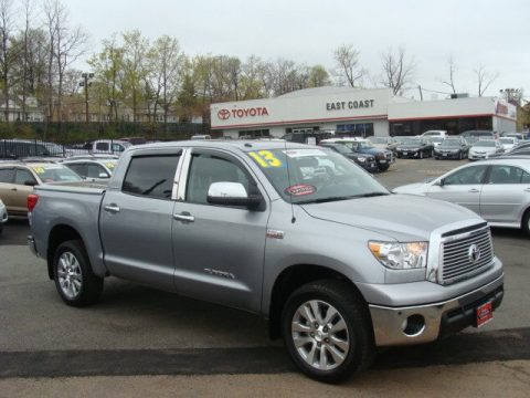 Silver Sky Metallic Toyota Tundra Platinum CrewMax 4x4.  Click to enlarge.