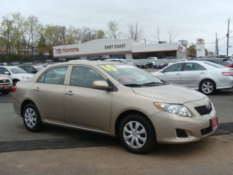 Desert Sand Metallic Toyota Corolla LE.  Click to enlarge.